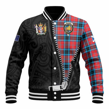 MacTavish (McTavish) Tartan Baseball Jacket New Zealand Pattern Unique Zipper Stylized