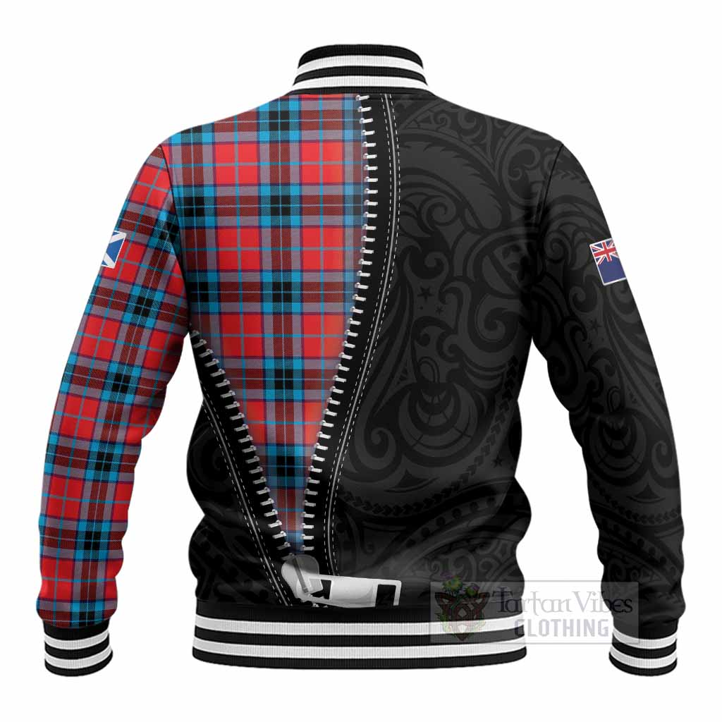 MacTavish (McTavish) Tartan Baseball Jacket New Zealand Pattern Unique Zipper Stylized