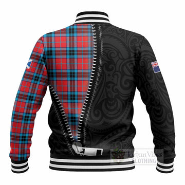 MacTavish (McTavish) Tartan Baseball Jacket New Zealand Pattern Unique Zipper Stylized