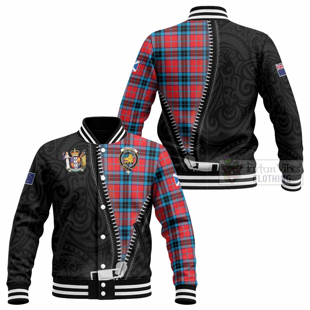 MacTavish (McTavish) Tartan Baseball Jacket New Zealand Pattern Unique Zipper Stylized