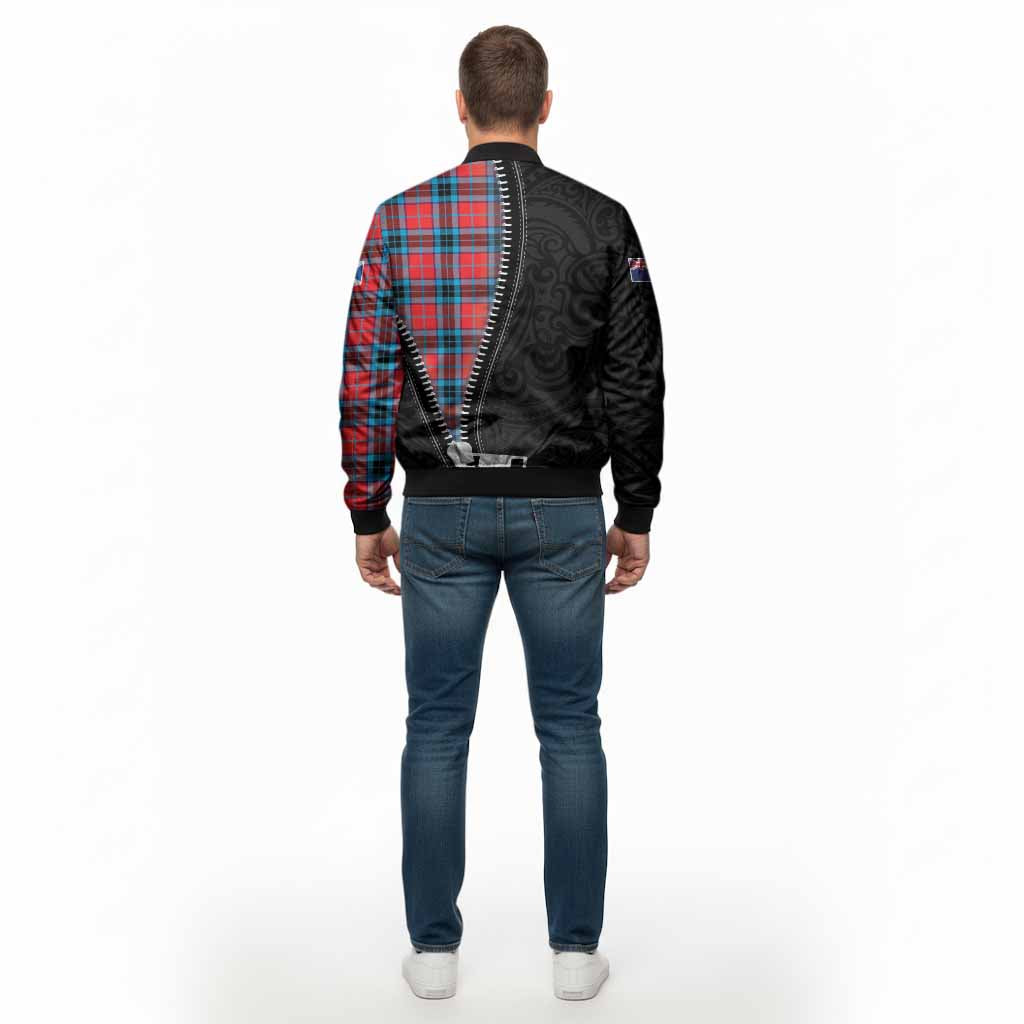 MacTavish (McTavish) Tartan Bomber Jacket New Zealand Pattern Unique Zipper Stylized
