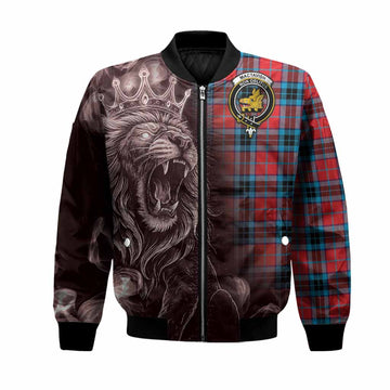 MacTavish (McTavish) Tartan Bomber Jacket Roaring Lion Heritage
