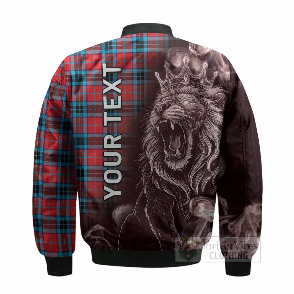 MacTavish (McTavish) Tartan Bomber Jacket Roaring Lion Heritage