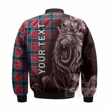 MacTavish (McTavish) Tartan Bomber Jacket Roaring Lion Heritage