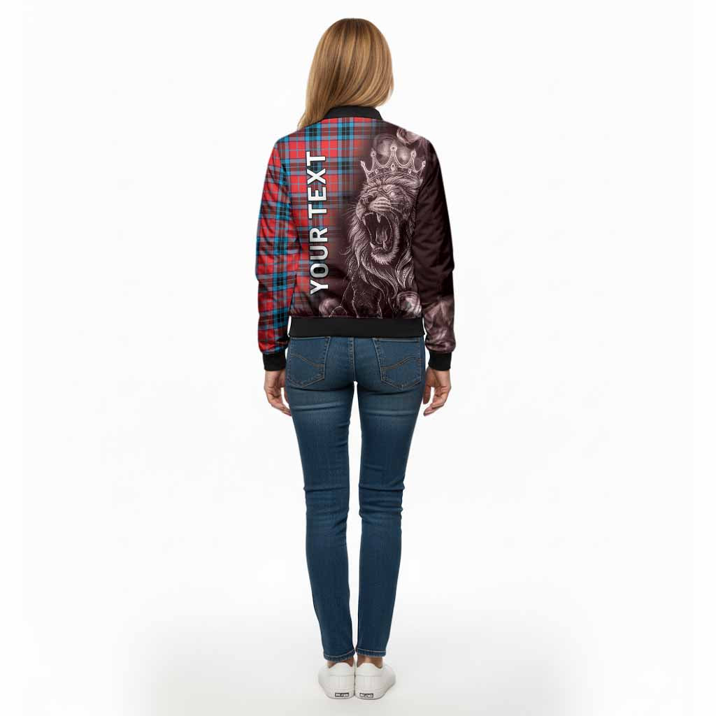 MacTavish (McTavish) Tartan Bomber Jacket Roaring Lion Heritage