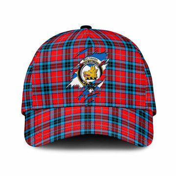 MacTavish (McTavish) Tartan Classic Cap with Family Crest In Me Style