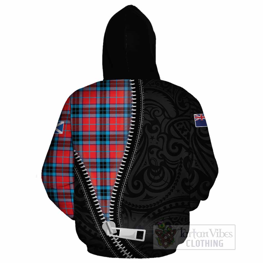 MacTavish (McTavish) Tartan Cotton Hoodie New Zealand Pattern Unique Zipper Stylized