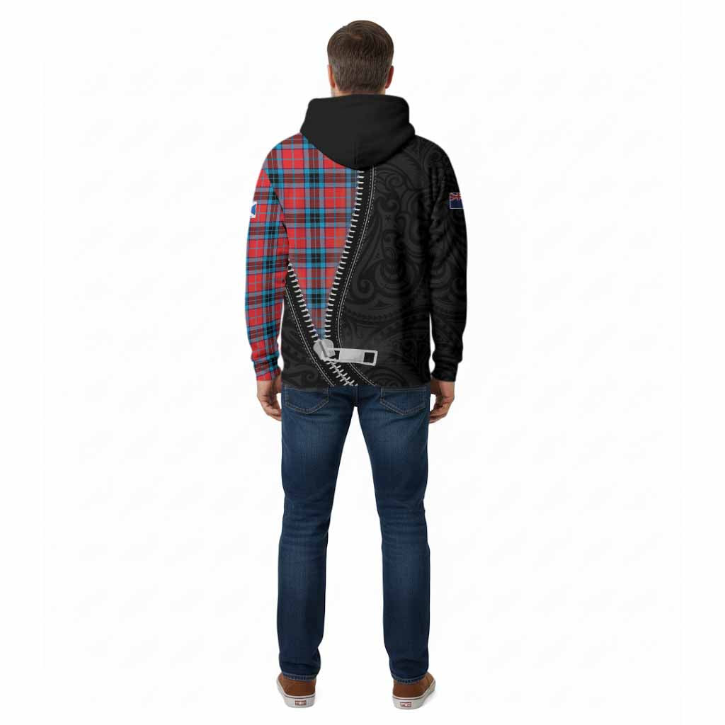 MacTavish (McTavish) Tartan Cotton Hoodie New Zealand Pattern Unique Zipper Stylized