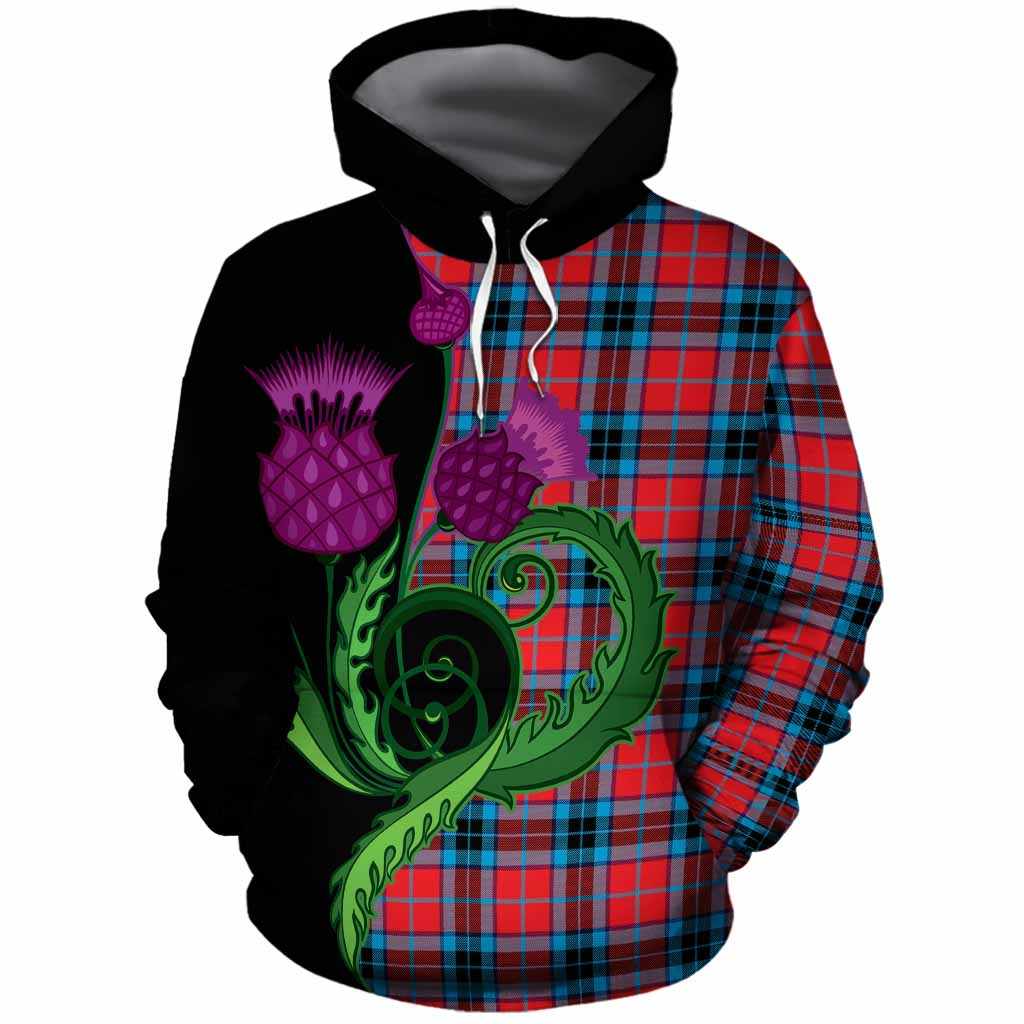 MacTavish (McTavish) Tartan Cotton Hoodie Traditional Scottish Thistle