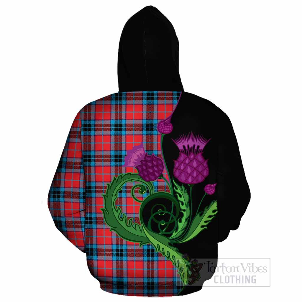 MacTavish (McTavish) Tartan Cotton Hoodie Traditional Scottish Thistle