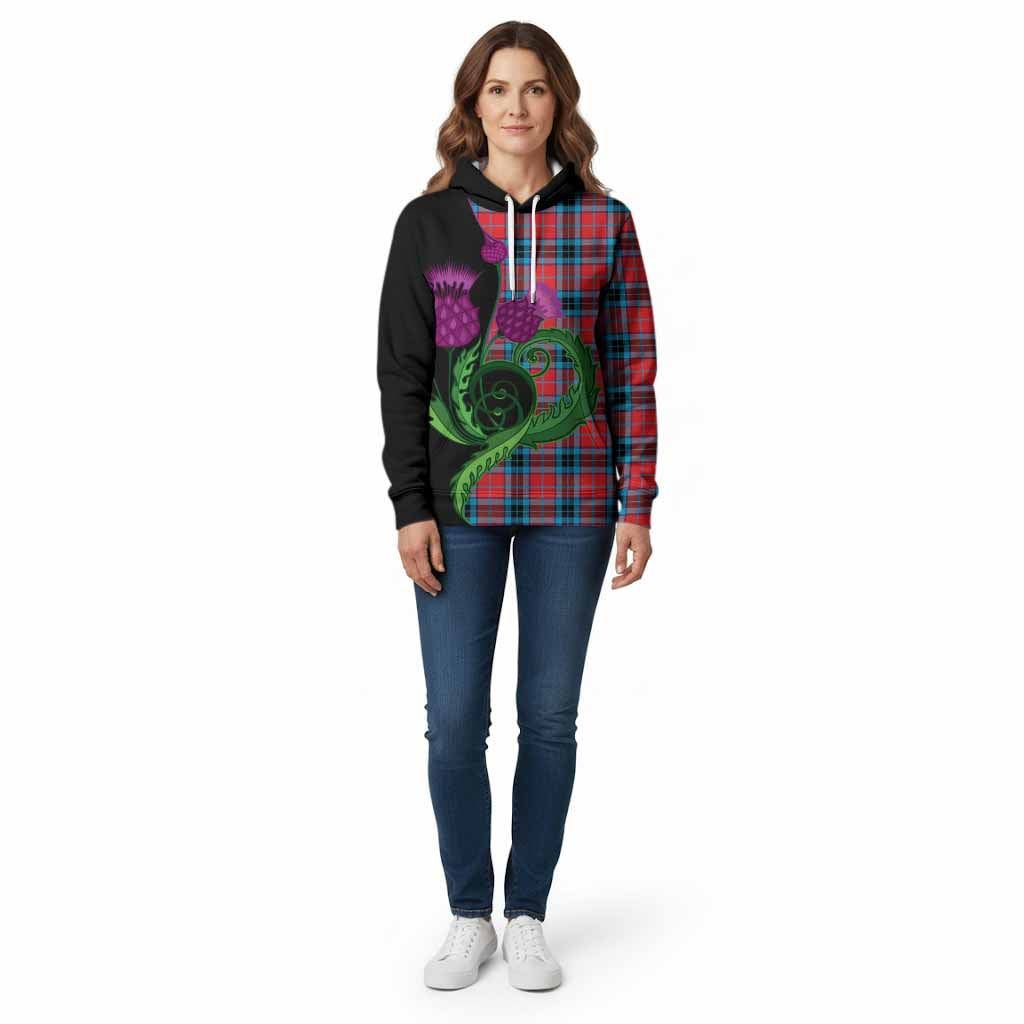 MacTavish (McTavish) Tartan Cotton Hoodie Traditional Scottish Thistle