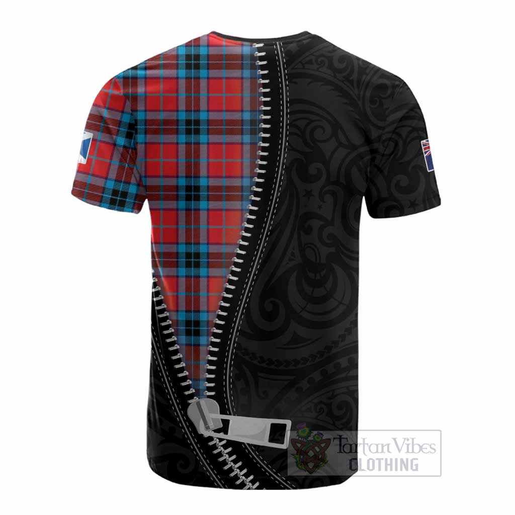 MacTavish (McTavish) Tartan Cotton T-shirt New Zealand Pattern Unique Zipper Stylized
