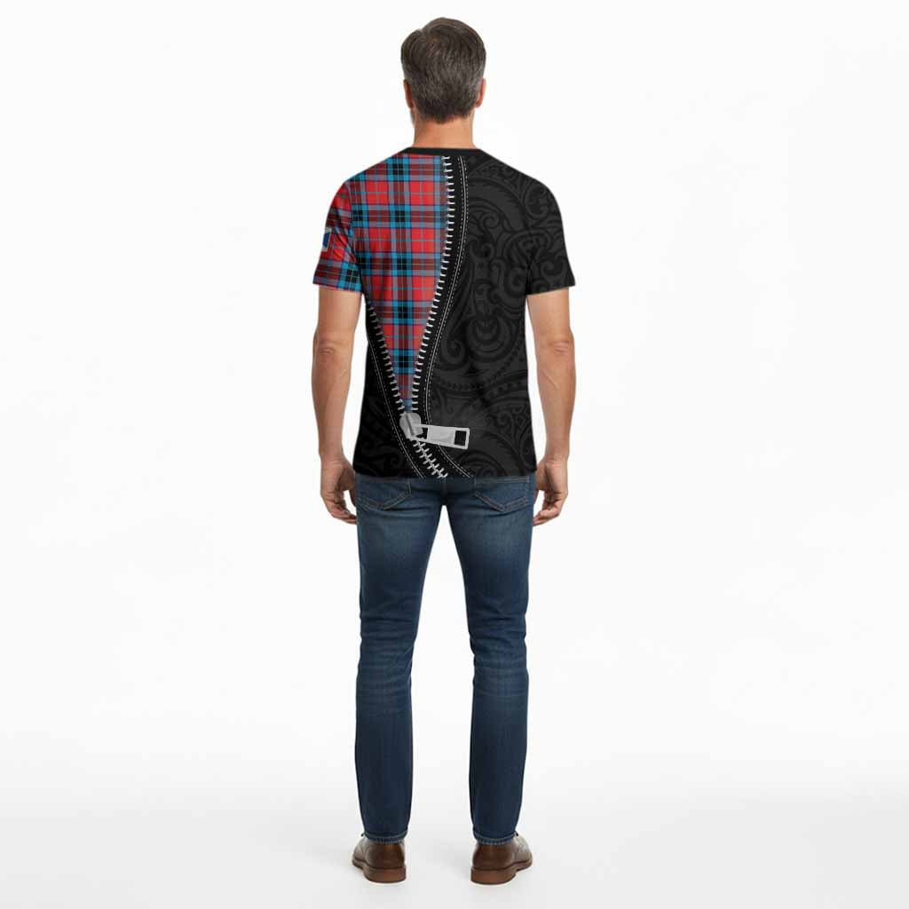MacTavish (McTavish) Tartan Cotton T-shirt New Zealand Pattern Unique Zipper Stylized