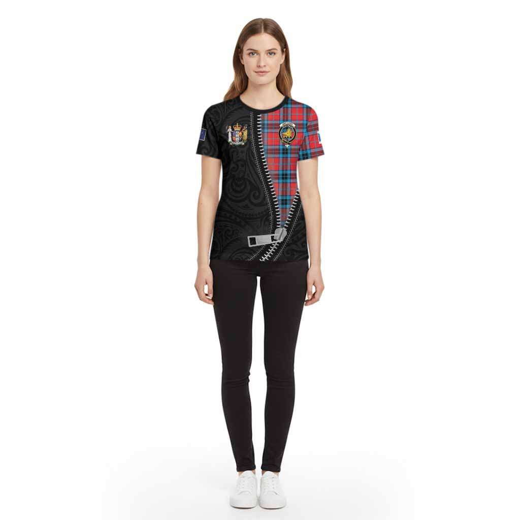 MacTavish (McTavish) Tartan Cotton T-shirt New Zealand Pattern Unique Zipper Stylized