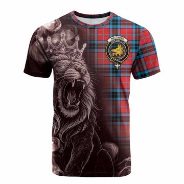 MacTavish (McTavish) Tartan Cotton T-shirt Roaring Lion Heritage