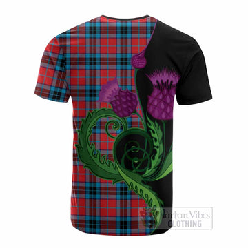 MacTavish (McTavish) Tartan Cotton T-shirt Traditional Scottish Thistle