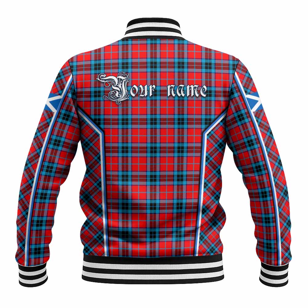 MacTavish (McTavish) Tartan Crest Baseball Jacket Scotland Coat of Arm Flag Style - Tartan Vibes Clothing