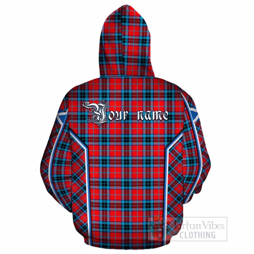 MacTavish (McTavish) Tartan Crest Cotton Hoodie Scotland Coat of Arm Flag Style - Tartan Vibes Clothing