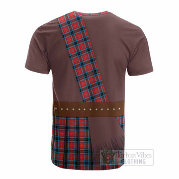 MacTavish (McTavish) Tartan Crest Cotton T-shirt Kilt Costume Style
