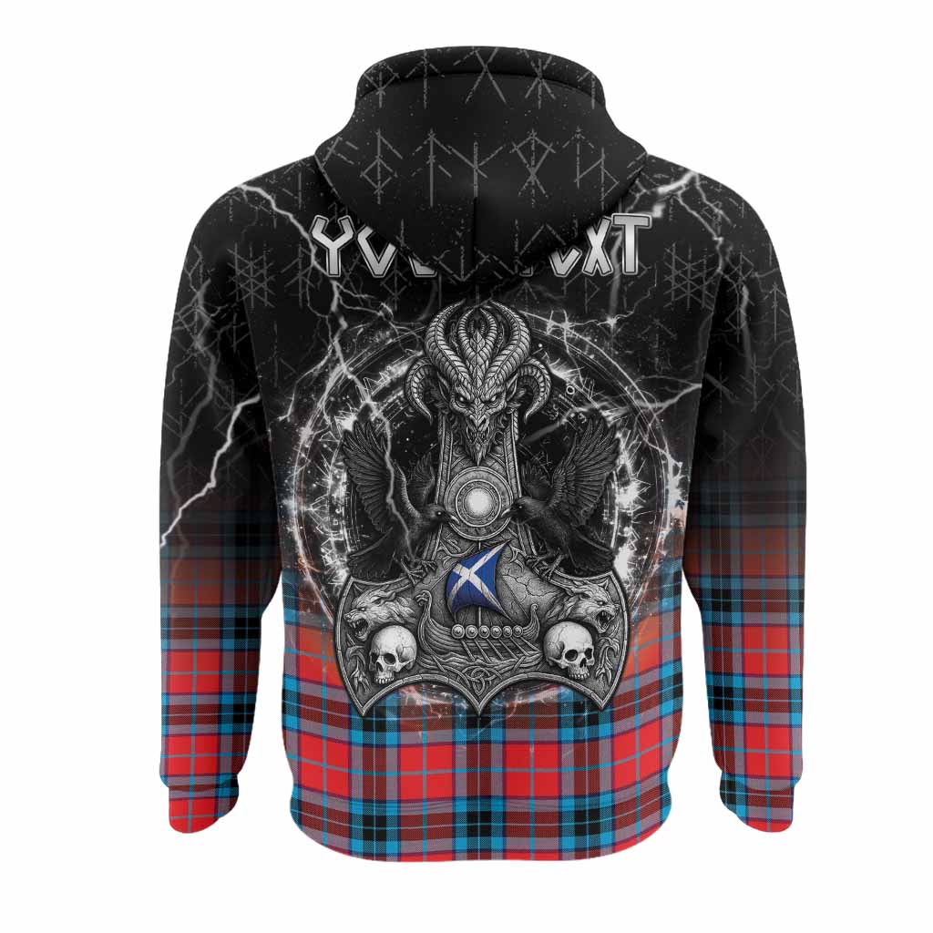 MacTavish (McTavish) Tartan Crest Hoodie Celtic Odin's Raven Legacy
