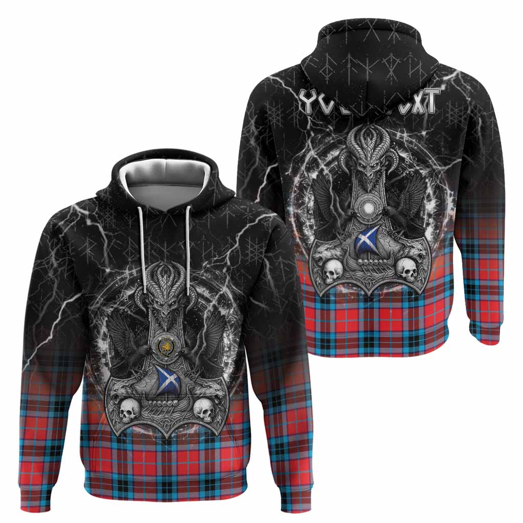 MacTavish (McTavish) Tartan Crest Hoodie Celtic Odin's Raven Legacy