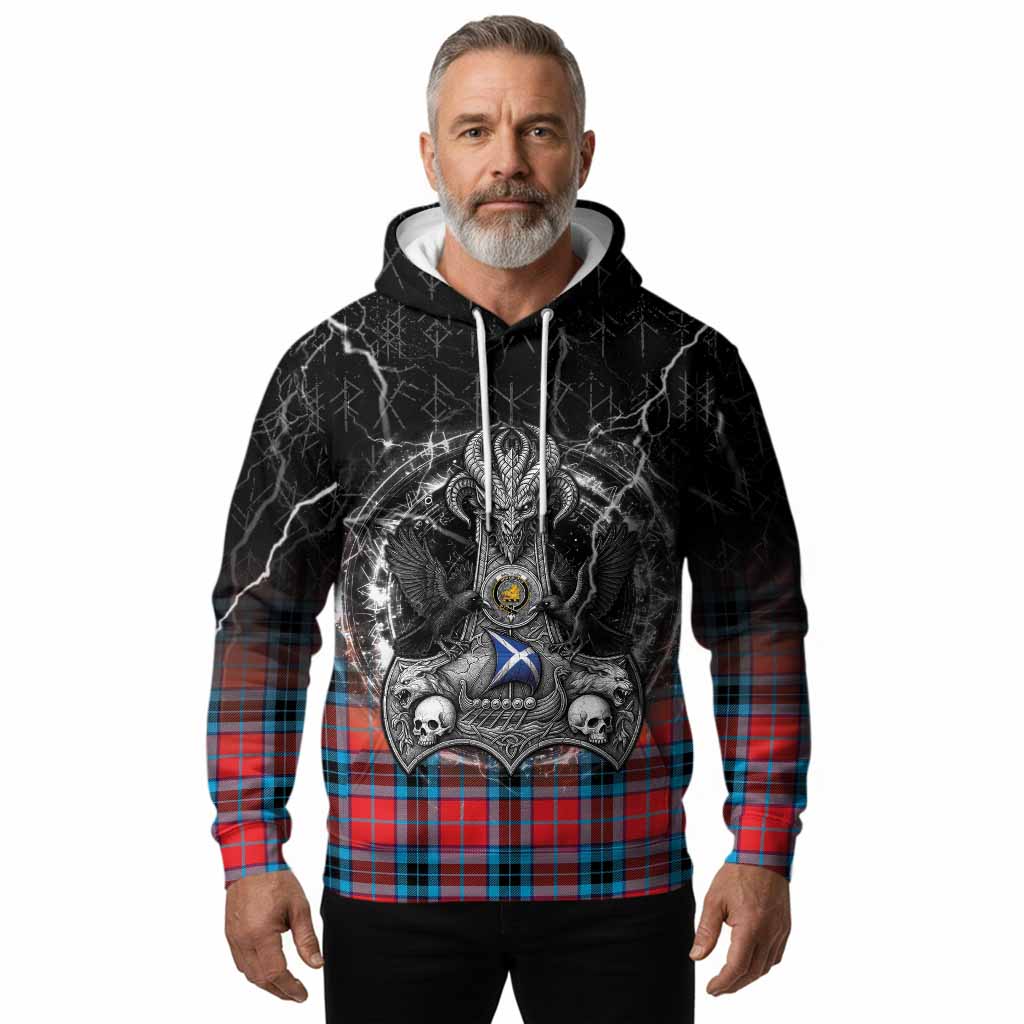 MacTavish (McTavish) Tartan Crest Hoodie Celtic Odin's Raven Legacy