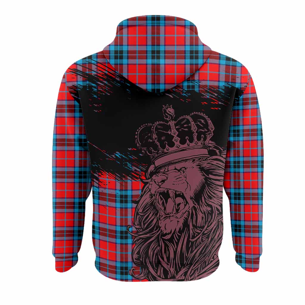 MacTavish (McTavish) Tartan Crest Hoodie Crowned Lion Heritage Style