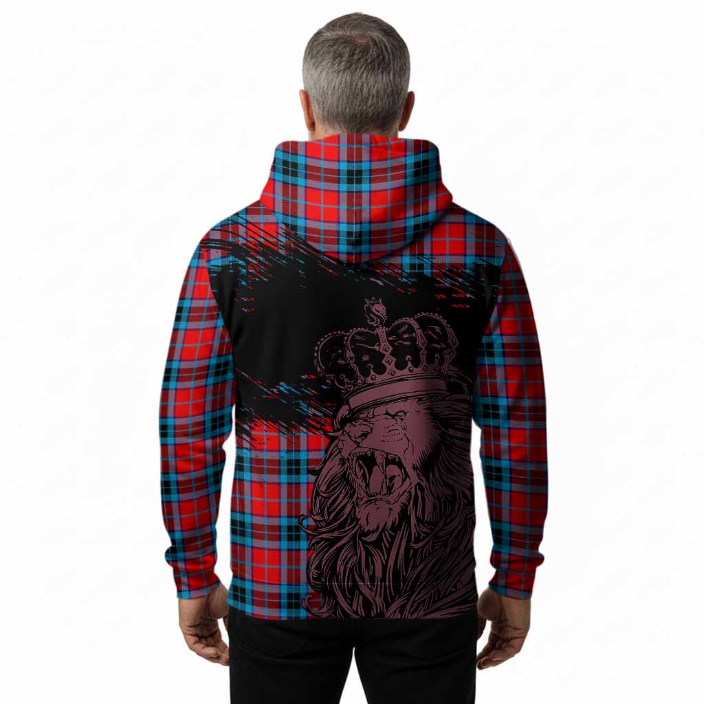 MacTavish (McTavish) Tartan Crest Hoodie Crowned Lion Heritage Style