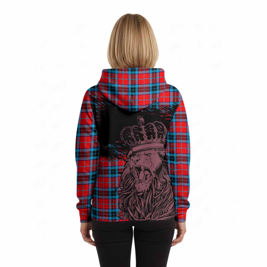 MacTavish (McTavish) Tartan Crest Hoodie Crowned Lion Heritage Style