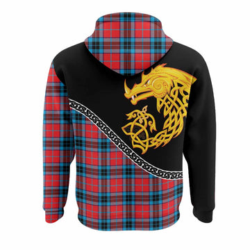 MacTavish (McTavish) Tartan Crest Hoodie Legendary Dragon Knot Half Style