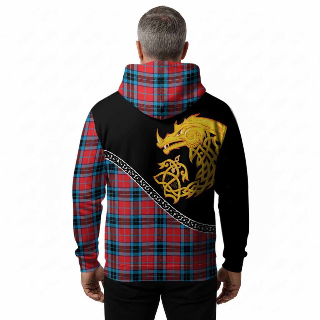 MacTavish (McTavish) Tartan Crest Hoodie Legendary Dragon Knot Half Style