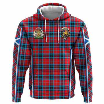 MacTavish (McTavish) Tartan Crest Hoodie Scotland Coat of Arm Flag Style