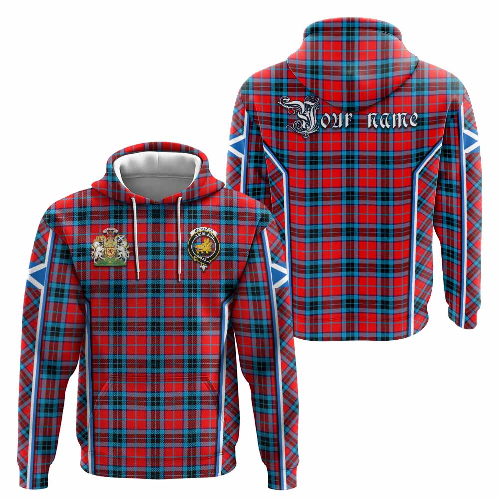 MacTavish (McTavish) Tartan Crest Hoodie Scotland Coat of Arm Flag Style - Tartan Vibes Clothing