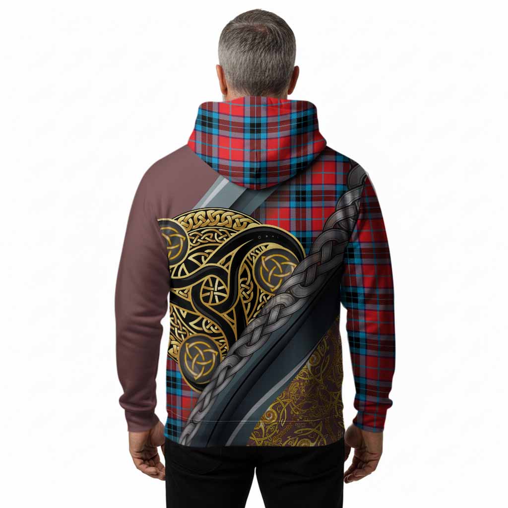 MacTavish (McTavish) Tartan Crest Hoodie Scottish Triskele Celtic