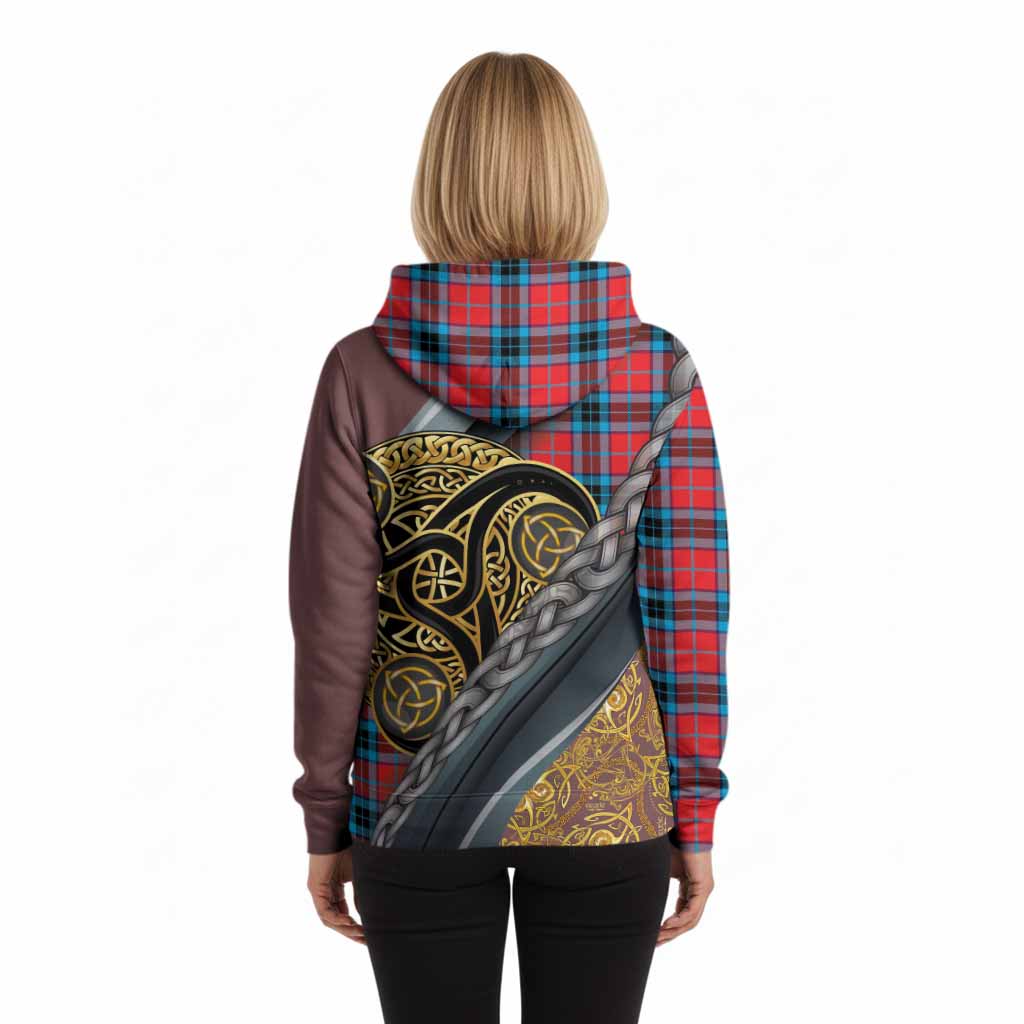 MacTavish (McTavish) Tartan Crest Hoodie Scottish Triskele Celtic