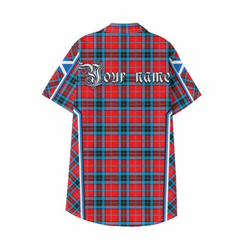 MacTavish (McTavish) Tartan Crest Kid Hawaiian Shirt Scotland Coat of Arm Flag Style - Tartan Vibes Clothing