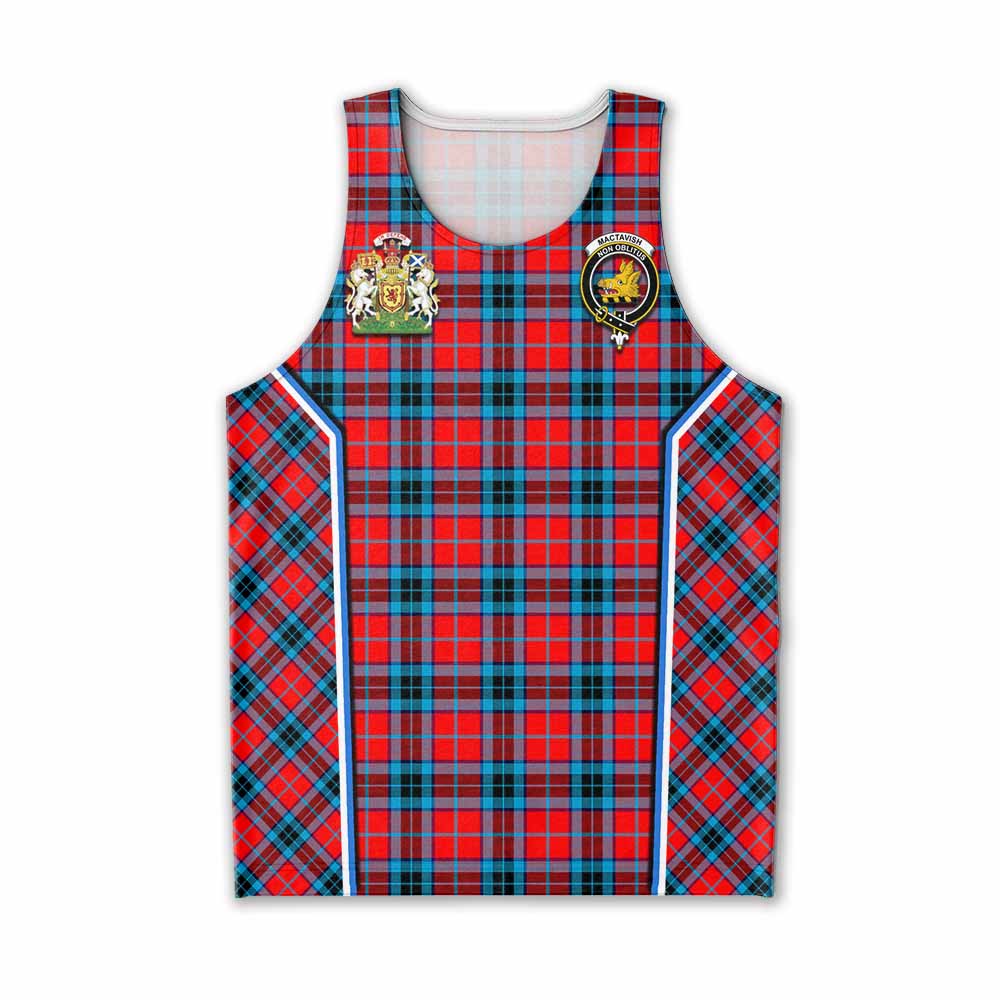 MacTavish (McTavish) Tartan Crest Men Tank Top Scotland Coat of Arm Flag Style - Tartan Vibes Clothing