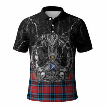 MacTavish (McTavish) Tartan Crest Polo Shirt Celtic Odin's Raven Legacy
