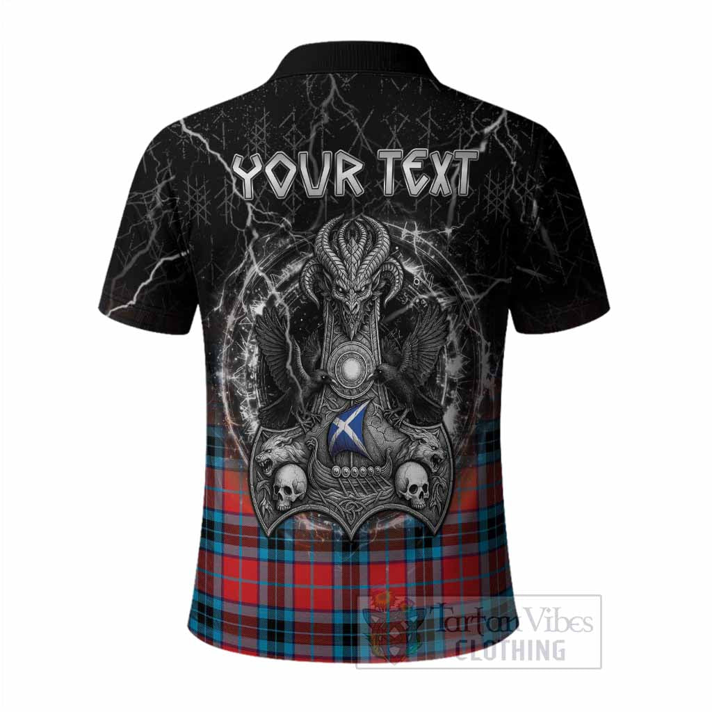 MacTavish (McTavish) Tartan Crest Polo Shirt Celtic Odin's Raven Legacy