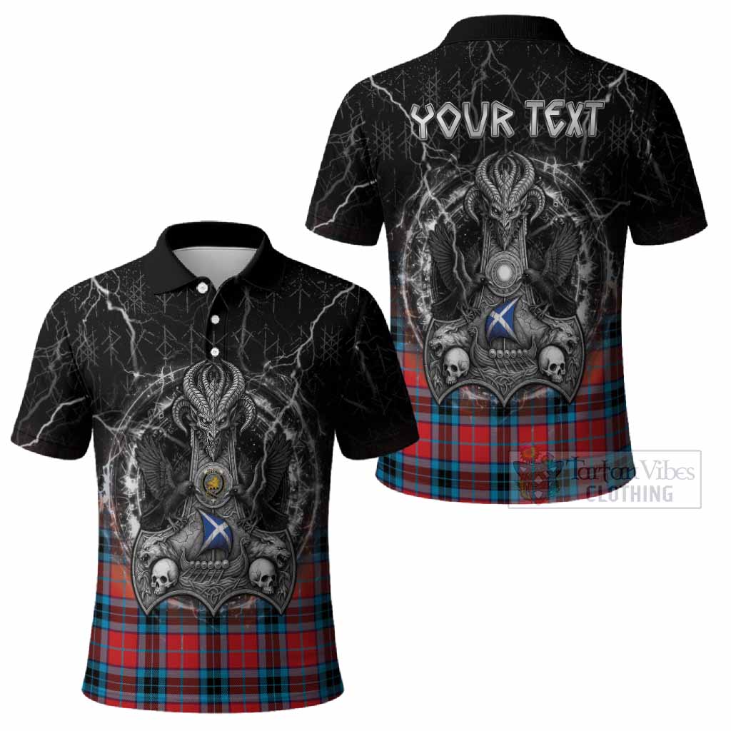 MacTavish (McTavish) Tartan Crest Polo Shirt Celtic Odin's Raven Legacy
