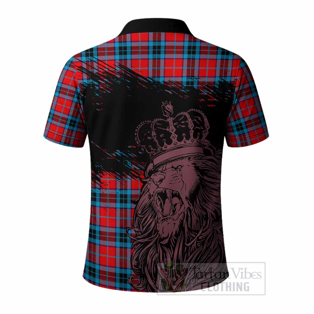 MacTavish (McTavish) Tartan Crest Polo Shirt Crowned Lion Heritage Style