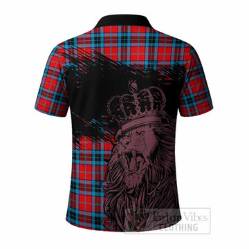 MacTavish (McTavish) Tartan Crest Polo Shirt Crowned Lion Heritage Style
