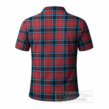 MacTavish (McTavish) Tartan Crest Polo Shirt Ferocious Lion Style
