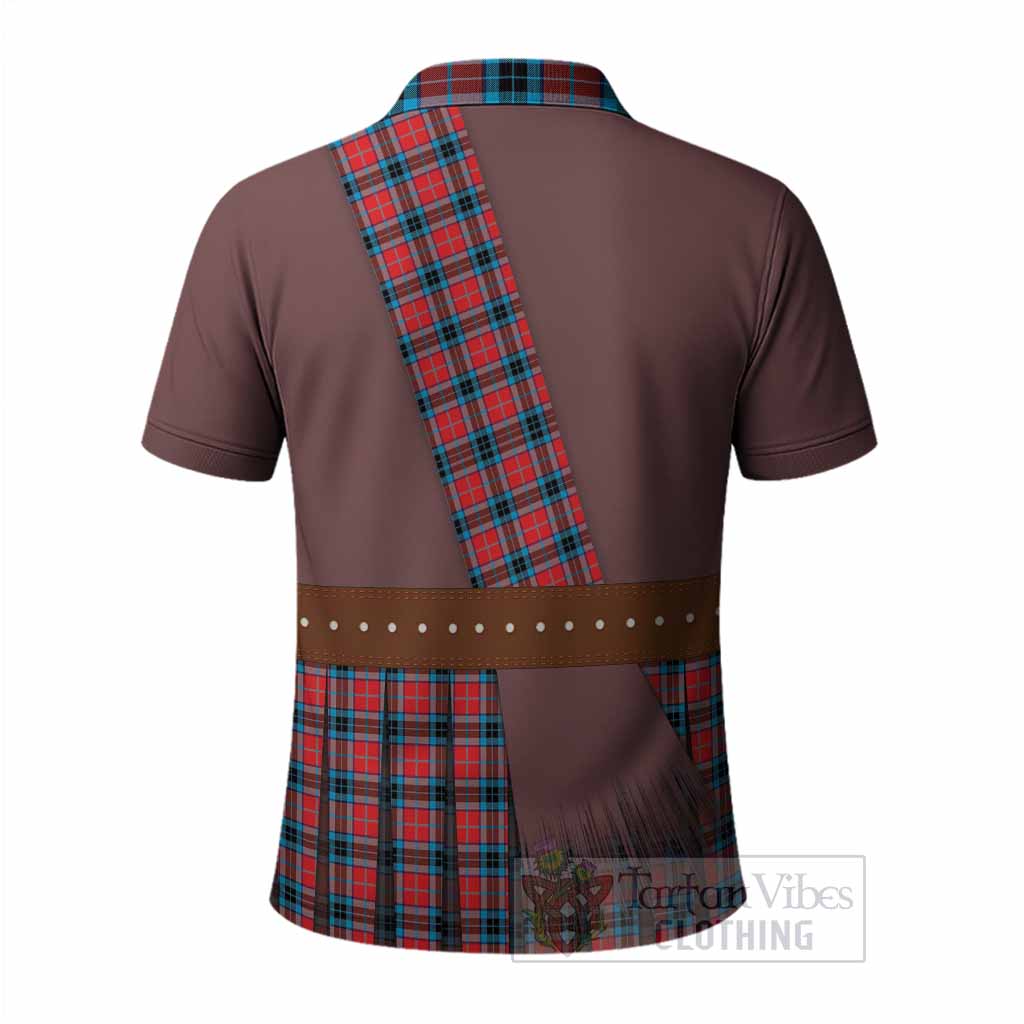 MacTavish (McTavish) Tartan Crest Polo Shirt Kilt Costume Style