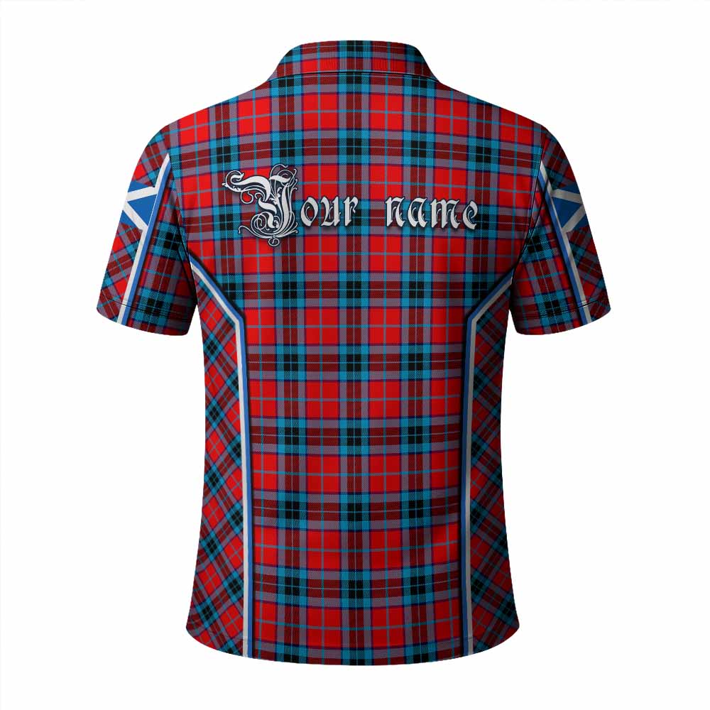 MacTavish (McTavish) Tartan Crest Polo Shirt Scotland Coat of Arm Flag Style - Tartan Vibes Clothing