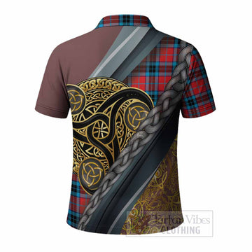 MacTavish (McTavish) Tartan Crest Polo Shirt Scottish Triskele Celtic