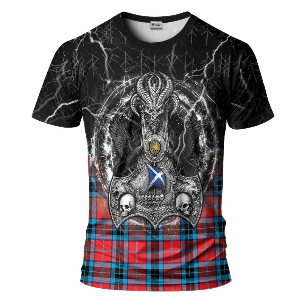 MacTavish (McTavish) Tartan Crest T-Shirt Celtic Odin's Raven Legacy
