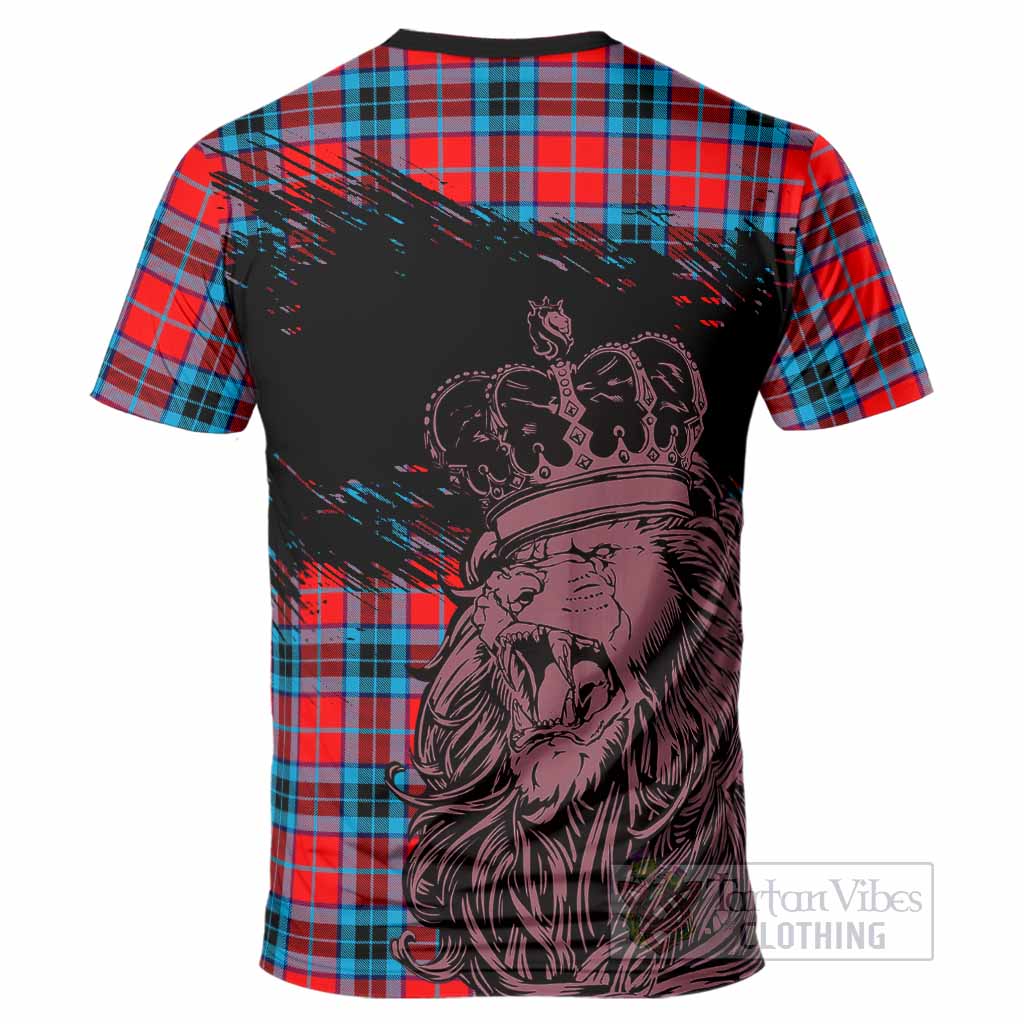 MacTavish (McTavish) Tartan Crest T-Shirt Crowned Lion Heritage Style