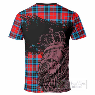 MacTavish (McTavish) Tartan Crest T-Shirt Crowned Lion Heritage Style
