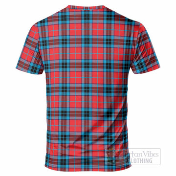 MacTavish (McTavish) Tartan Crest T-Shirt Ferocious Lion Style